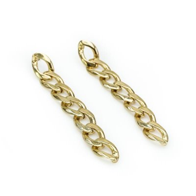 Women's Earrings 3rd Floor Bilboe Handmade Gold Tone BILBOE-A-25