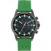 Unisex Watch Adidas Expression Two Chronograph 43mm Green Silicone Strap AOFH24522