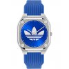 Unisex Watch Adidas City Tech Thin Green 39mm Ασημί/Γαλάζιο Λουράκι Καουτσούκ AOFH25009