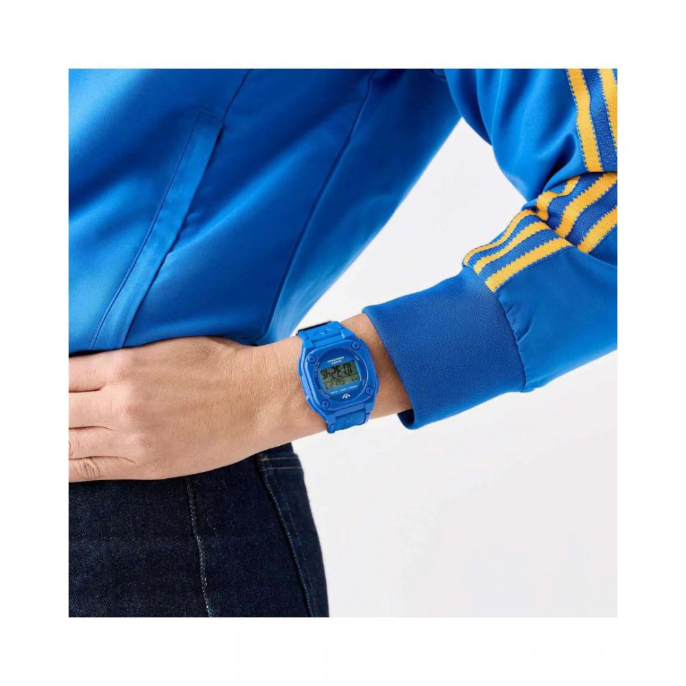 Unisex Watch Adidas City Tech Four Blue Resin Strap 42mm AOST25030