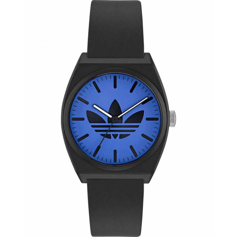 Adidas Unisex Watch Project Two Black Blue 38mm AOST25547