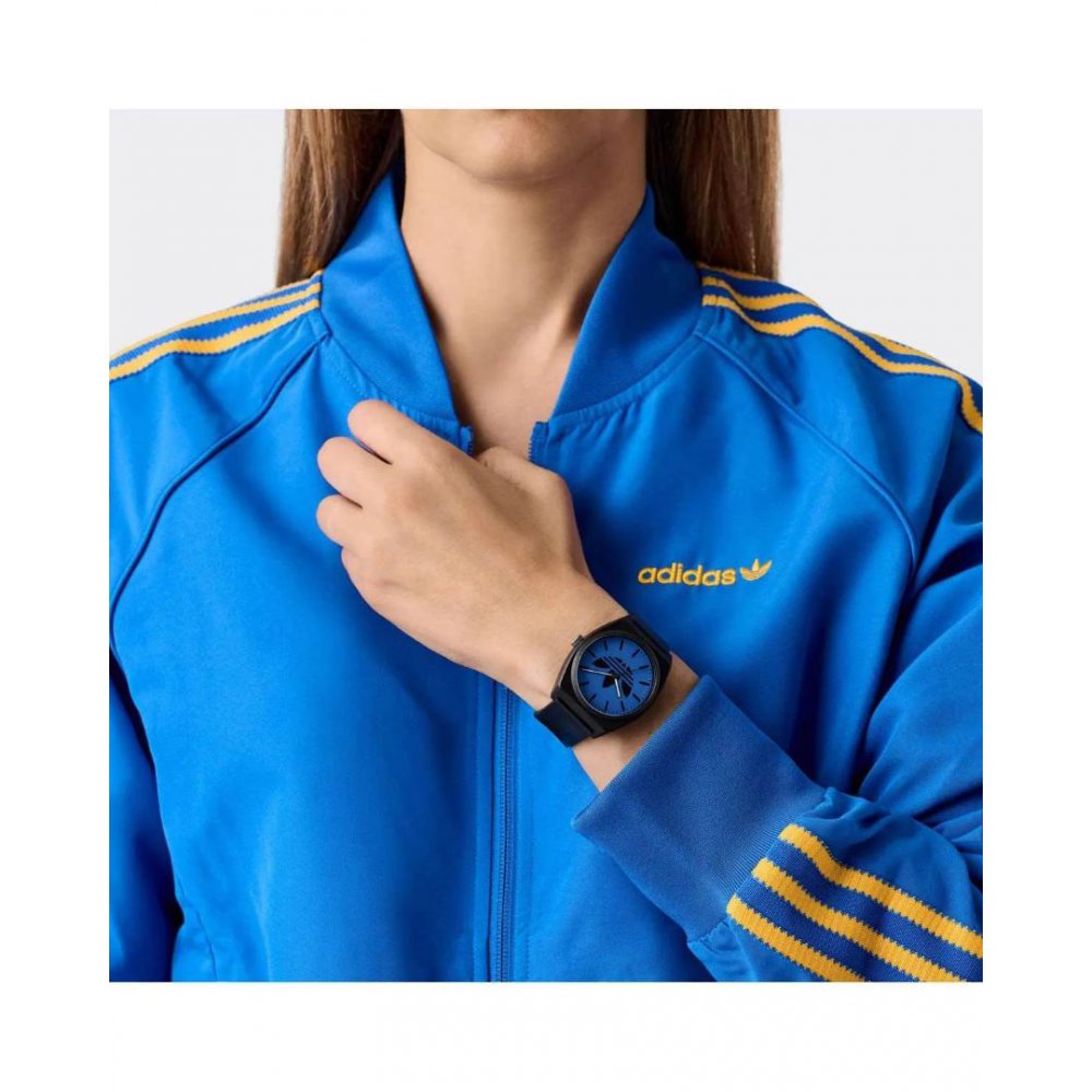 Adidas Unisex Watch Project Two Black Blue 38mm AOST25547