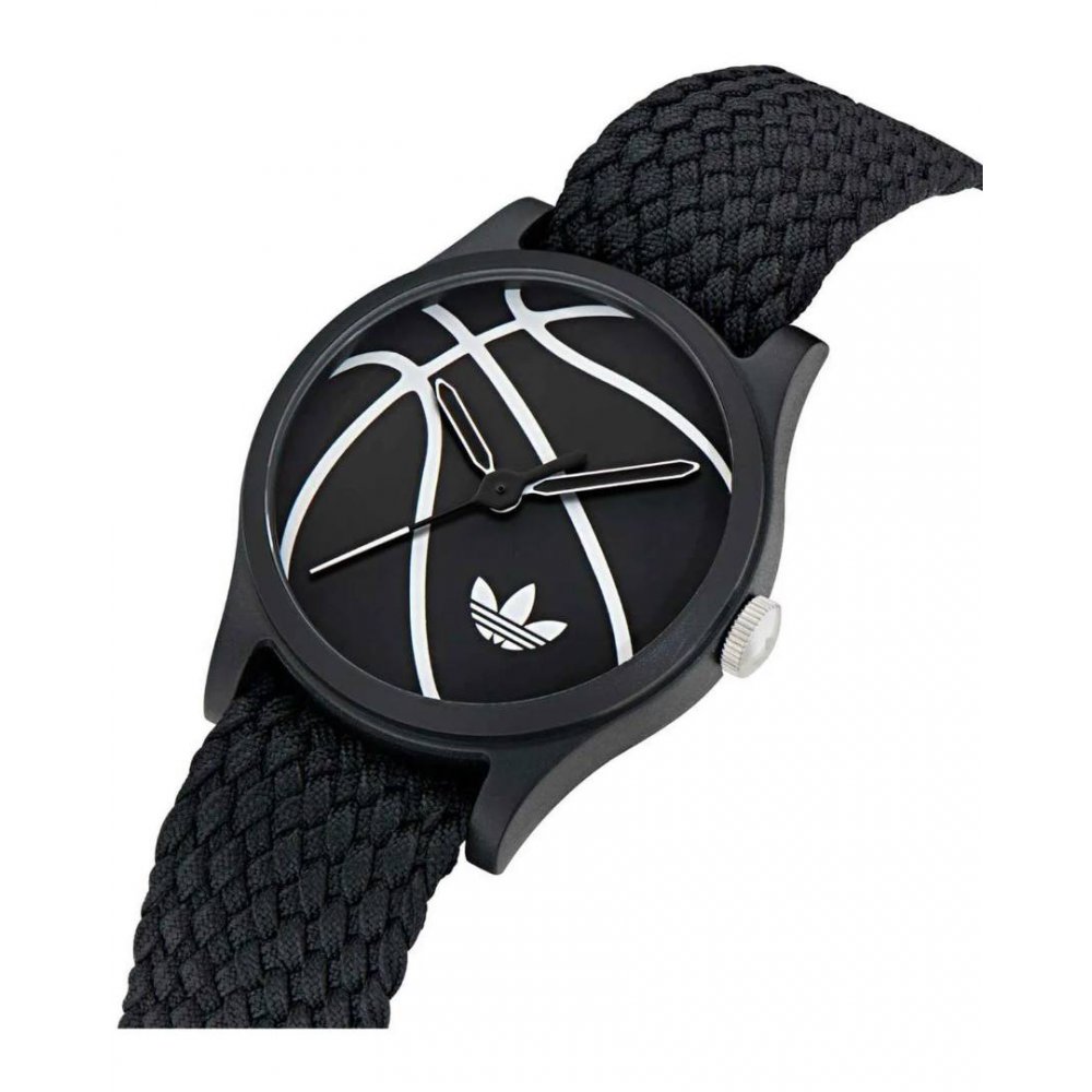 Adidas Unisex Watch Game One Black Synthetic Strap 38mm AOSY25024