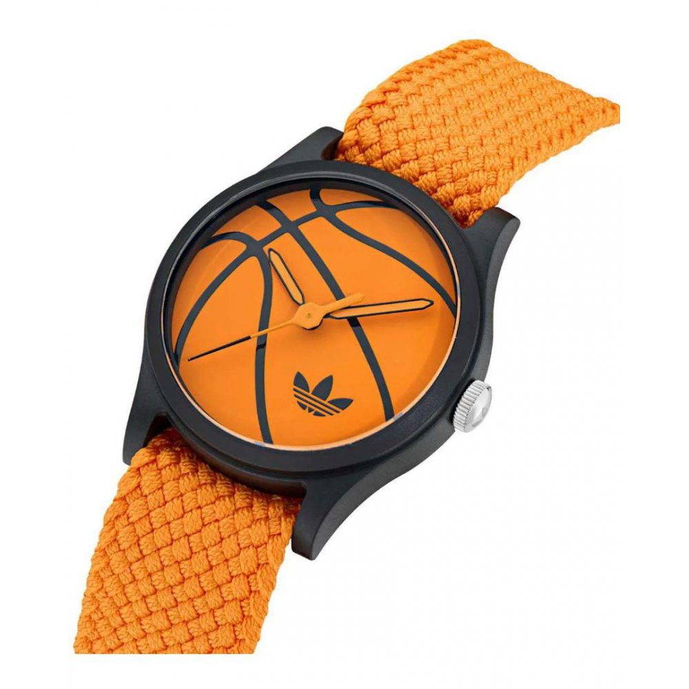 Adidas Unisex Watch Game One Orange Synthetic Strap 38mm AOSY25026