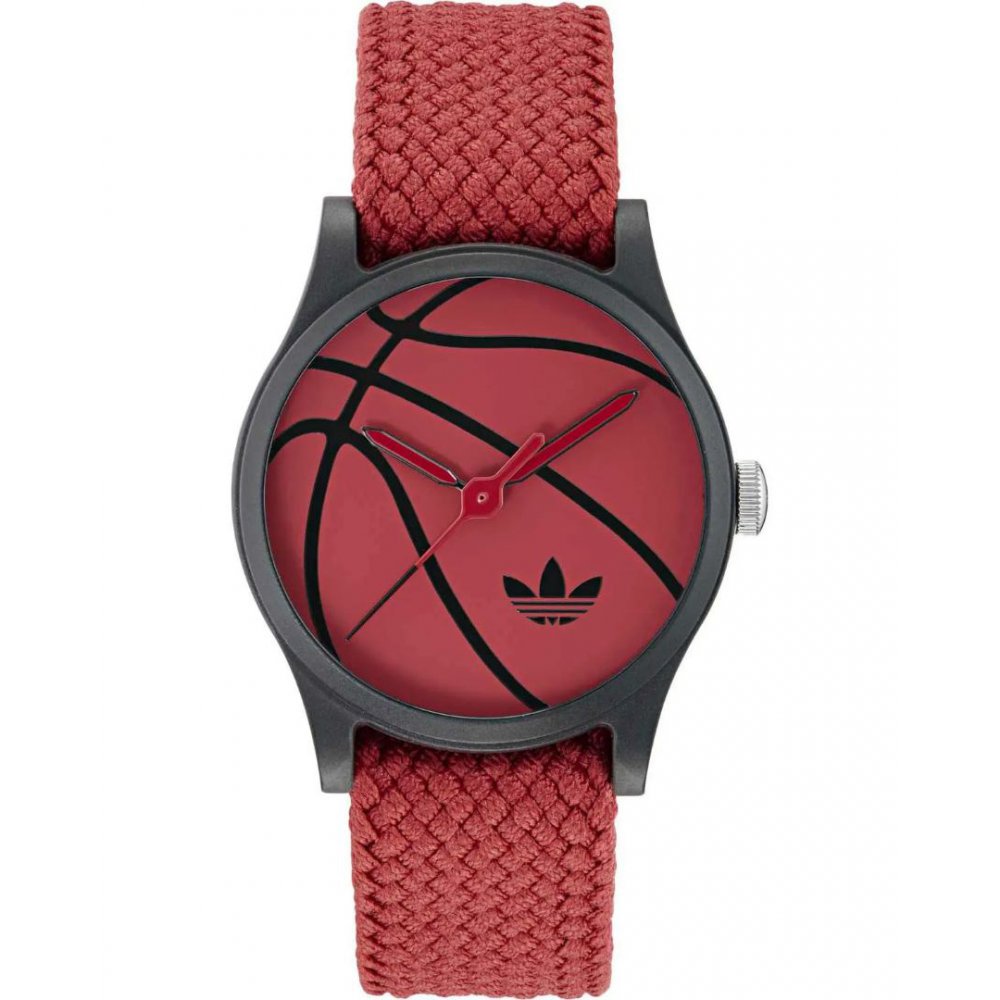 Adidas Unisex Watch Game One Red Synthetic Strap 38mm AOSY25027