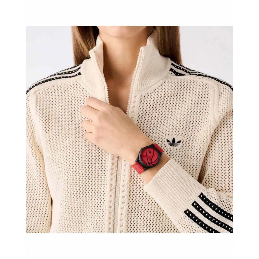 Adidas Unisex Watch Game One Red Synthetic Strap 38mm AOSY25027