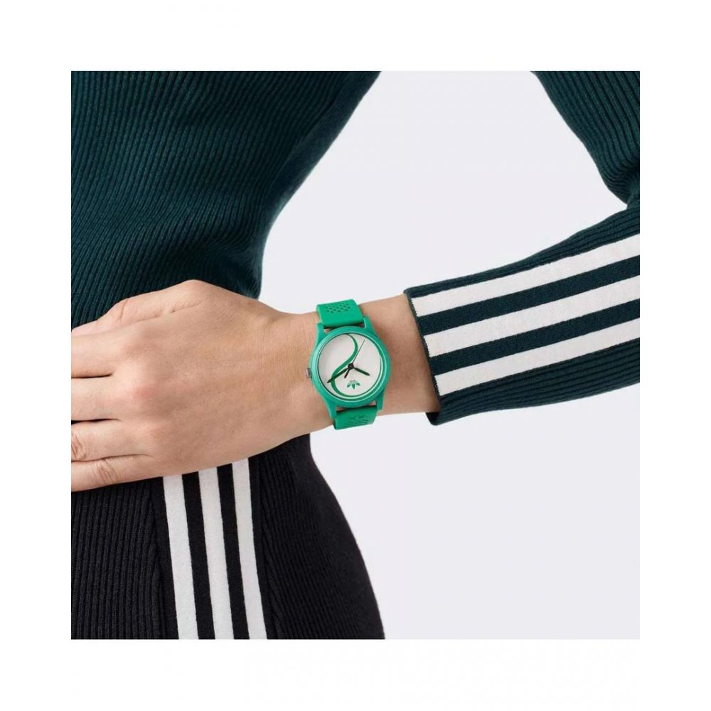 Adidas Unisex Watch Game Two Black Silicone Strap 39mm AOSY25519