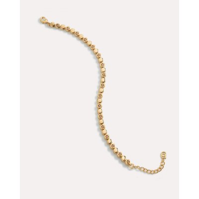 Woman's Bracelet AleyOle Night Fever Gold Plated Brass Spinel BG4457