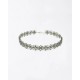 Woman's Necklace FABNORA By Boltenstern Lace Choker 3D Printed Polyamide 925 Sterling Silver Khaki Desert Austrian Crystals MSRP-02KD