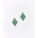 Woman's Earrings FABNORA By Boltenstern Essence Mini Small 3D Printed Polyamide Sage Green FA8PE-MISG