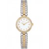 Γυναικείο Ρολόι Breil Honey Twotone 24mm Ανοξείδωτο Ατσάλι Μπρασελέ Ασημί/Χρυσό Λευκό Ζιργκόν TW2200