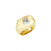 Γυναικείο Δαχτυλίδι Breil Stylize 14K Επιχρυσωμένο Ανοξείδωτο Ατσάλι Ζιργκόν ΤJ4059