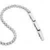 Γυναικείο Βραχιόλι Breil Tennis Collection Ανοξείδωτο Ατσάλι Λευκά Ζιργκόν TJ3593