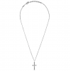 Ανδρικό Κολιέ Breil Tag And Cross Diamond Ανοξείδωτο Ατσάλι TJ3637
