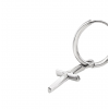 Men's Necklace Breil Tag And Cross Diamond Stainless Steel TJ3637