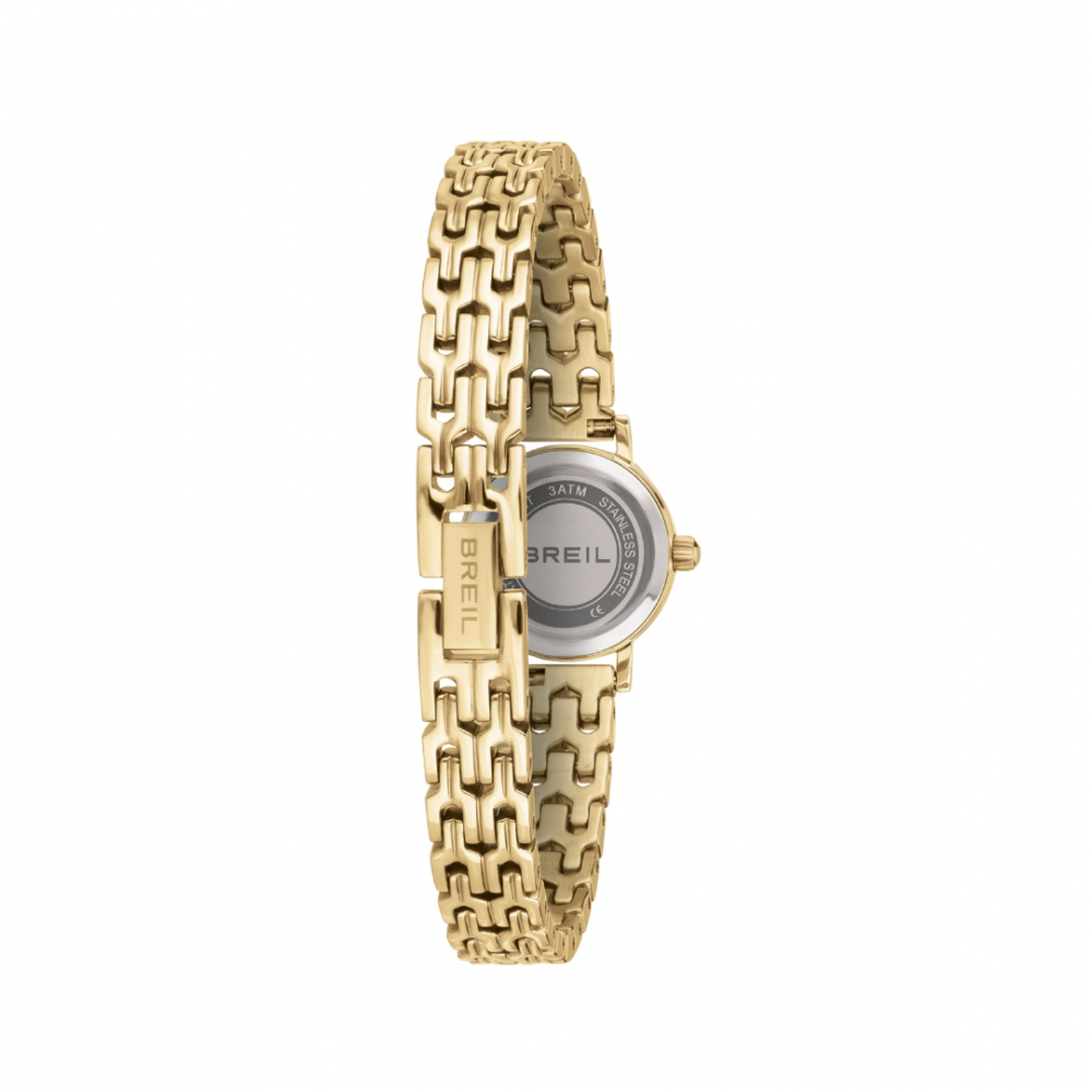 Γυναικείο Ρολόι Breil Darling 18mm Ανοξείδωτο Ατσάλι Μπρασελέ Χρυσό/Λευκό TW2020