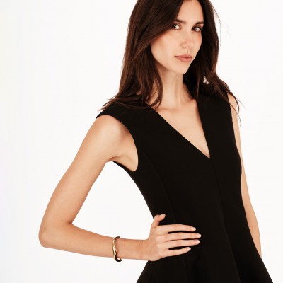 Γυναικείο Βραχιολι Breil Zig Zag Επιχρυσωμένο Ανοξείδωτο Ατσάλι Ζιργκόν TJ3906
