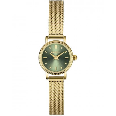 Γυναικείο Ρολόι Breil Darling 18mm Ανοξείδωτο Ατσάλι Μπρασελέ Χρυσό/Πράσινο TW2002