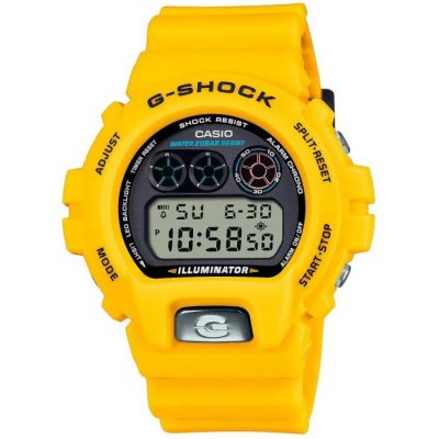 Men's Watch Casio G-Shock Classic Chronograph 30th Anniversary Digital 52mm Rubber Strap Yellow DN-6900TR-9ER