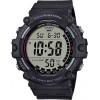 Ανδρικό Ρολόι CASIO Standard Chronograph 51mm Black Rubber Strap Μαύρο Καουτσούκ AE-1500WH-1AVEF