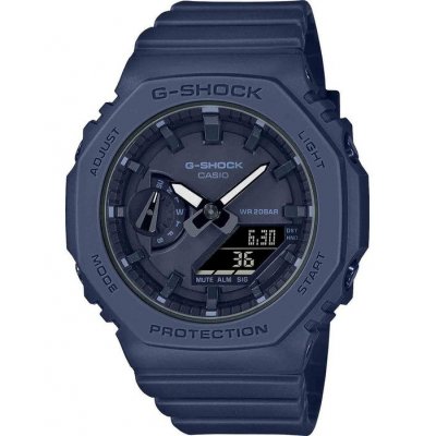 Unisex Watch Casio G-Shock Chronograph Dual Time 43mm Rubber Strap Blue GMA-S2100BA-2A1ER