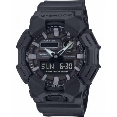 Men's Watch Casio G-Shock Chronograph 51mm  Rubber Strap Black GA-010-1A1ER