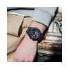 Ανδρικό Ρολόι Casio G-Shock Chronograph 51mm Λουράκι Καουτσούκ Μαύρο GA-010-1A1ER