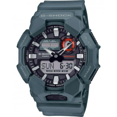 Men's Watch Casio G-Shock Chronograph 51mm  Rubber Strap Green GA-010-2AER