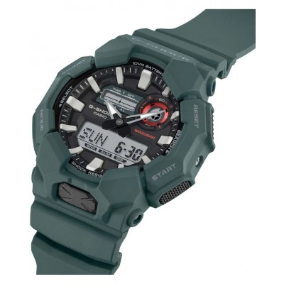 Men's Watch Casio G-Shock Chronograph 51mm  Rubber Strap Green GA-010-2AER