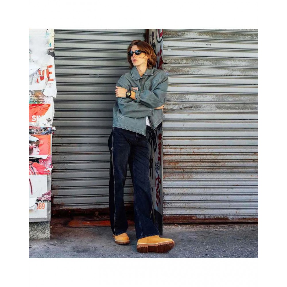 Men's Watch Casio G-Shock Chronograph 55mm Rubber Strap Black Gold GA-110GB-1AER