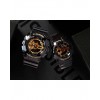 Men's Watch Casio G-Shock Chronograph 55mm Rubber Strap Black Gold GA-110GB-1AER