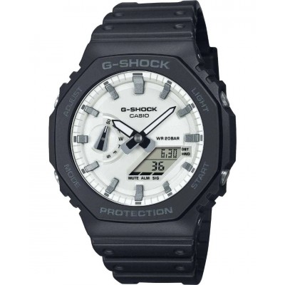 Men's Watch Casio G-Shock Chronograph 45mm Biosourced Resin Strap Black GA-2100WD-1AER