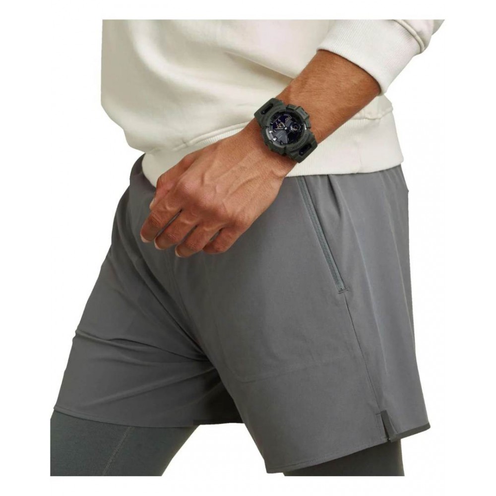 Men's Watch Casio G-Shock Smartwatch Dual Time Chronograph 49mm Khaki Rubber Strap GBA-900UU-3AER