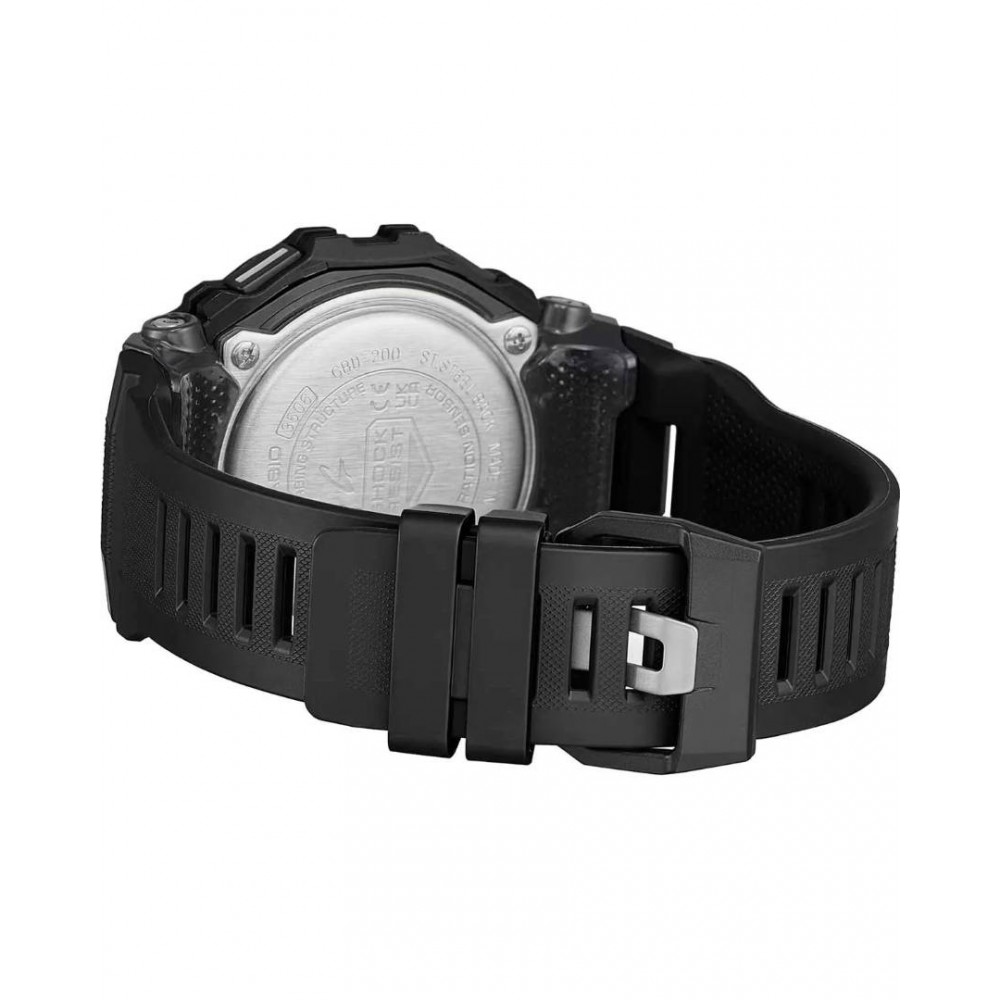 Ανδρικό Ρολόι Casio G-Shock G-Squad Smartwatch 48mm Λουράκι Καουτσούκ Μαύρο GBD-200-1A1ER