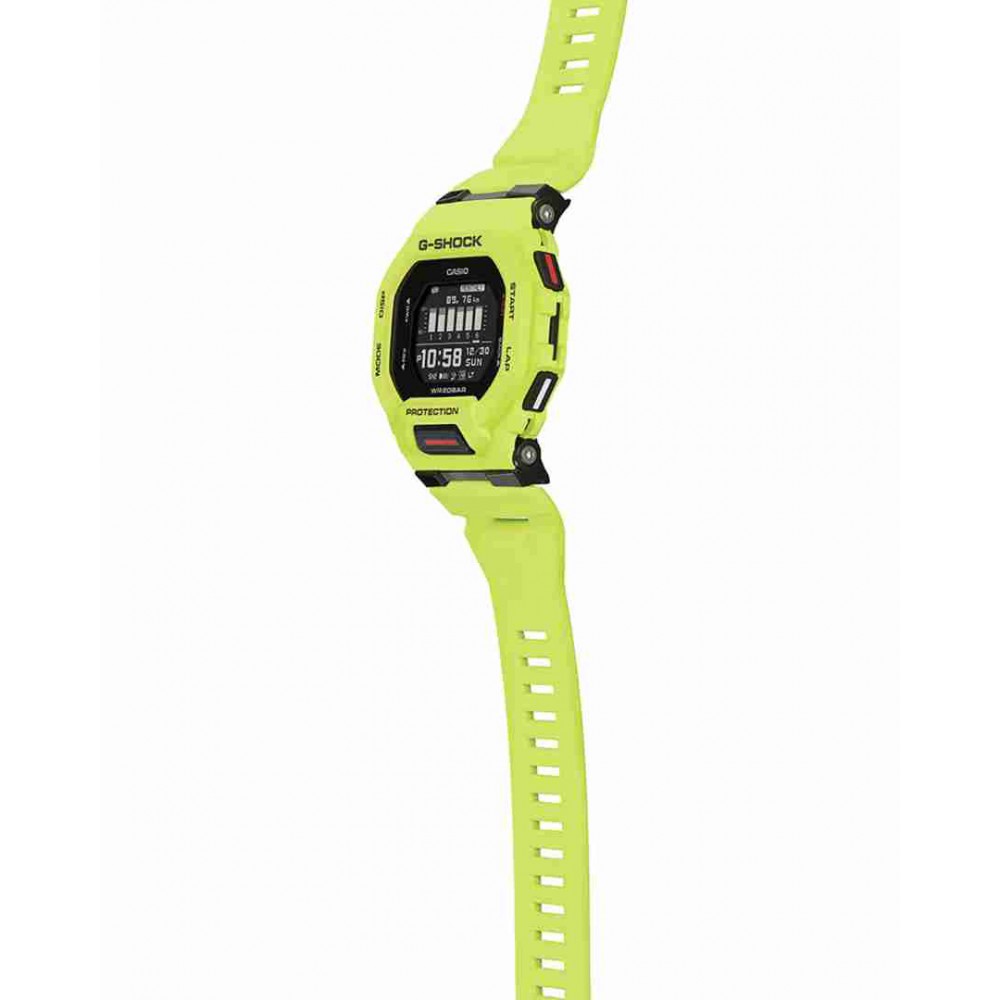 Men's Watch Casio G-Shock G-Squad Smartwatch 48mm Green Rubber Strap GBD-200-9ER