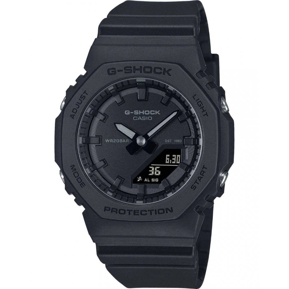 Unisex Watch Casio G-Shock Chronograph 40mm BiosourStrap Black GMA-P2100BB-1AER