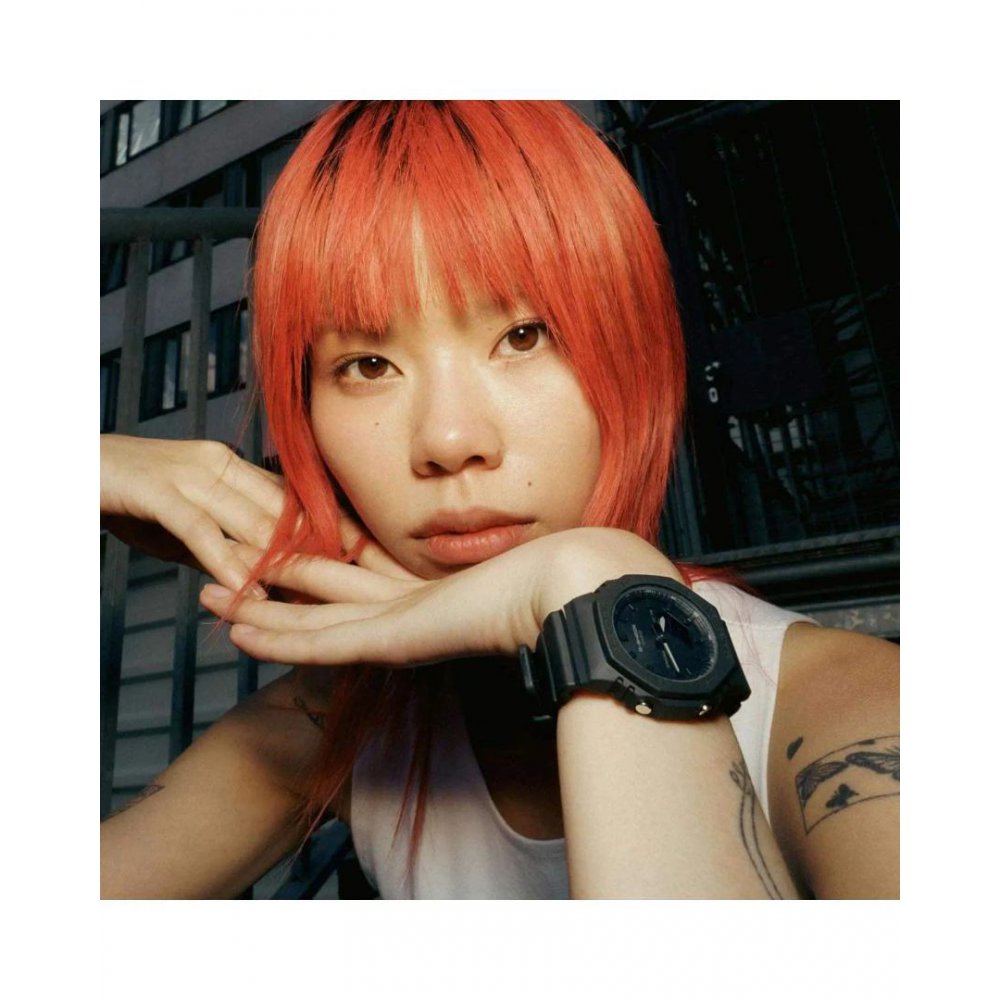 Unisex Watch Casio G-Shock Chronograph 40mm BiosourStrap Black GMA-P2100BB-1AER