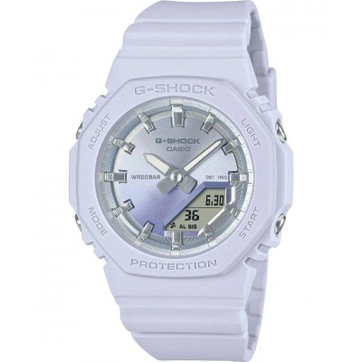 Unisex Watch Casio G-Shock Chronograph 40mm Bio-based Resin Strap Purple GMA-P2100SG-2AER