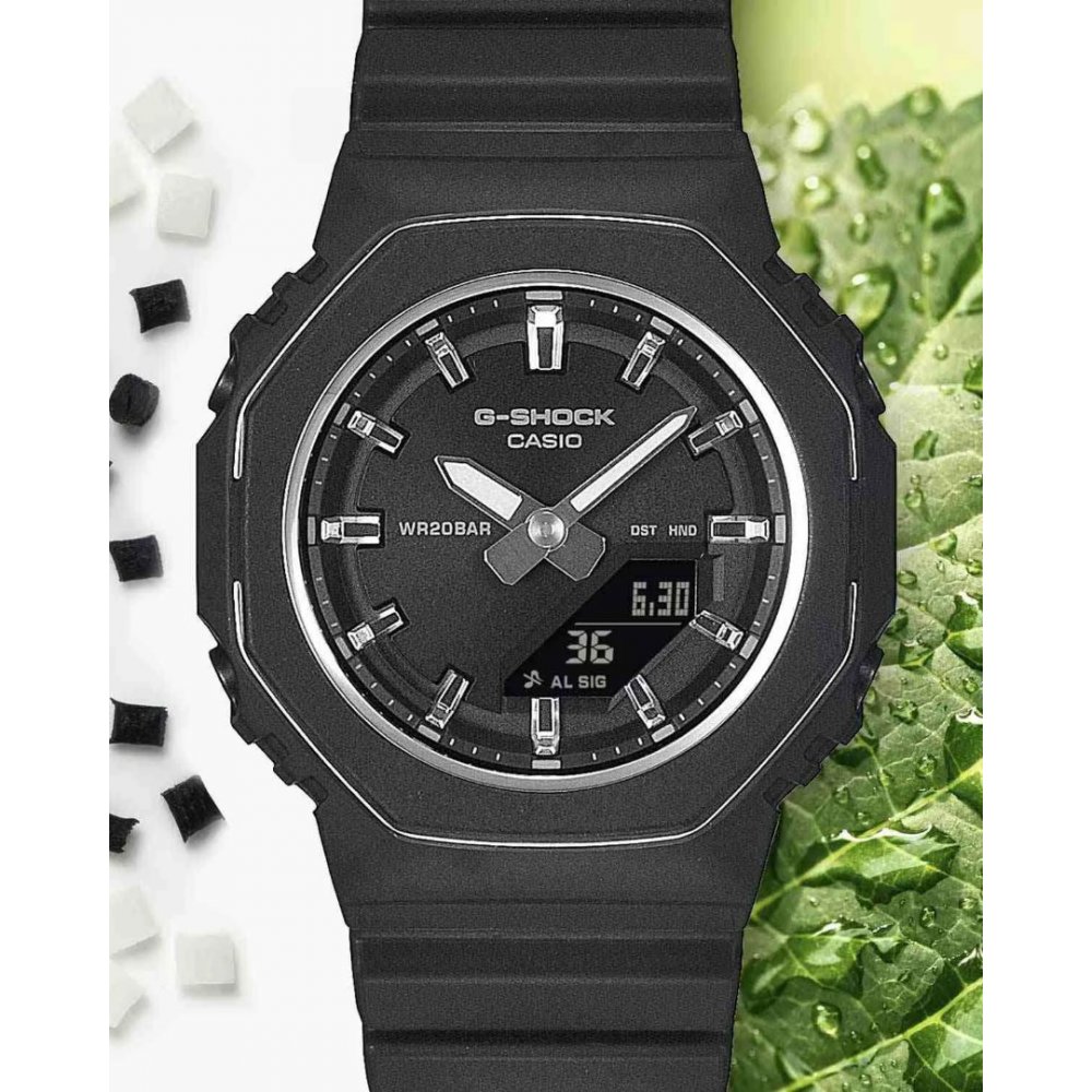 Unisex Watch Casio G-Shock Chronograph 40.5mm BiosourStrap Black GMA-P2110-1AER