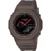 Men's Watch Casio G-Shock Chronograph Nightlife Edition 45mm  Bio-based Resin Strap Brown GA-2100K-5AER