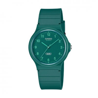 Unisex Ρολόι CASIO Standard 34mm Πράσινο Καουτσούκ MQ-24B-3BEF Unisex Ρολόι CASIO Standard 34mm Πράσινο Καουτσούκ MQ-24B-3BEF