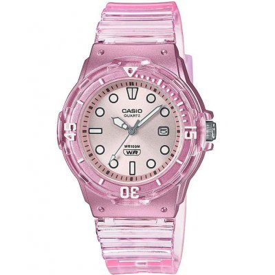 Woman's Watch CASIO Collection Pop 34mm Plastic Strap Light Pink LRW-200HS-4EVEF