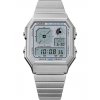 Unisex Watch CASIO Vintage Dual Time Chronograph Silver Stainless Steel Bracelet A-130WE-7AEF