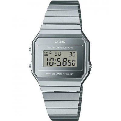 Unisex Ρολόι CASIO Vintage Collection Chronograph Ασημί Μπρασελέ Ανοξείδωτο Ατσάλι A-700WEV-7AEF Unisex Ρολόι CASIO Vintage Collection Chronograph Ασημί Μπρασελέ Ανοξείδωτο Ατσάλι A-700WEV-7AEF