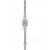 Γυναικείο Ρολόι CASIO Vintage Chronograph 25mm Ανοξείδωτο Ατσάλι Μπρασελέ Ασημί/Ροζ LA-670WEA-4A2EF