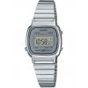 Woman's Watch CASIO Vintage Chronograph Silver Stainless Steel Bracelet LA-670WEA-7EF