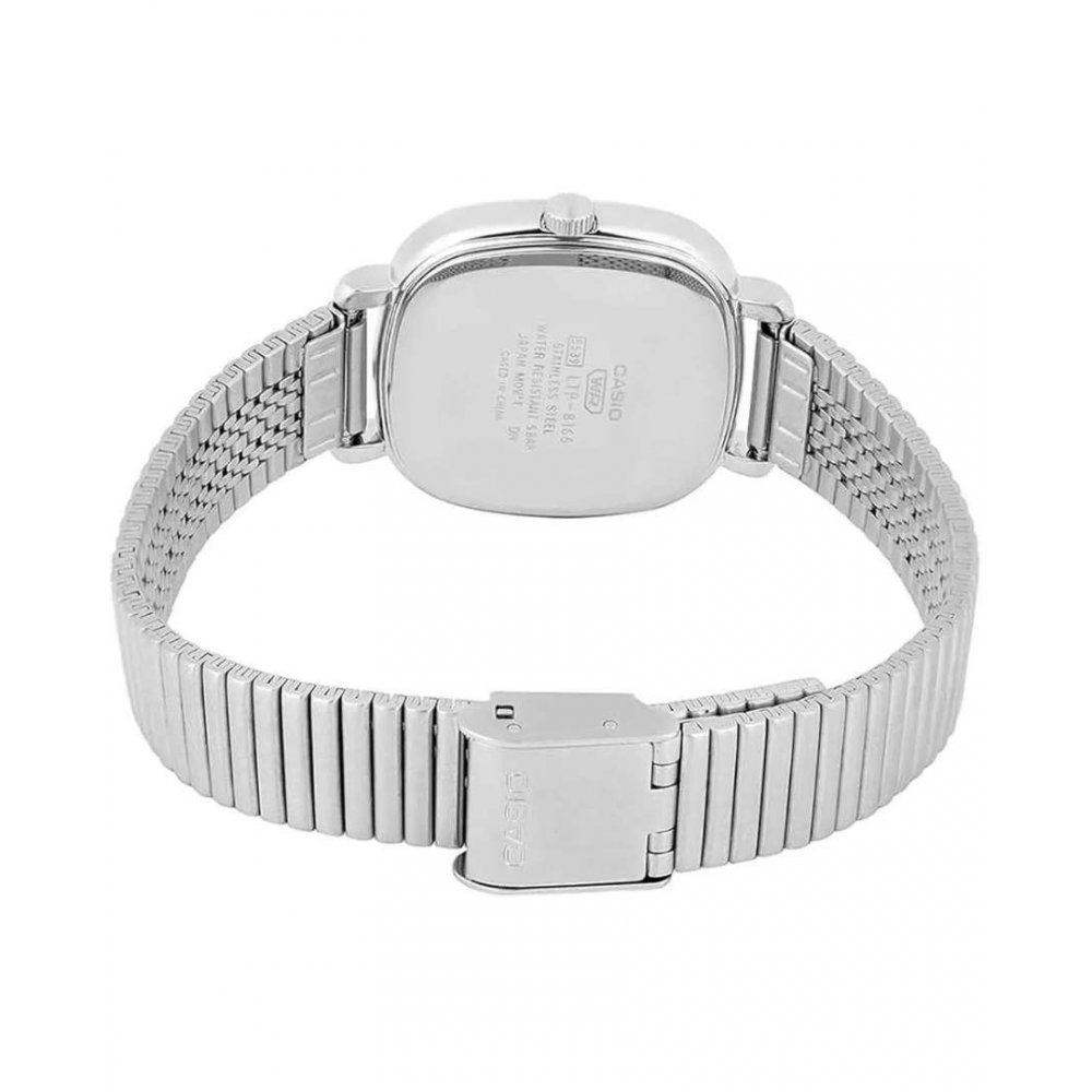 Woman's Watch CASIO Stainless Steel Bracelet 30mm Silver/Pink LTP-B166D-4AVEF