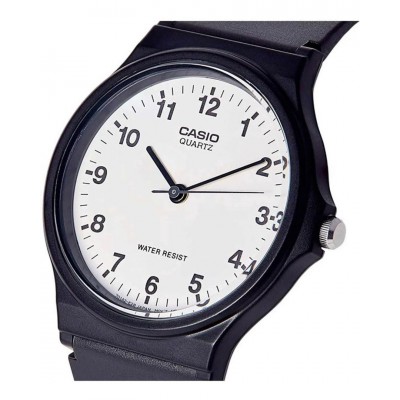 Unisex Watch CASIO Standard Black Rubber Strap MQ-24-7BLLEG