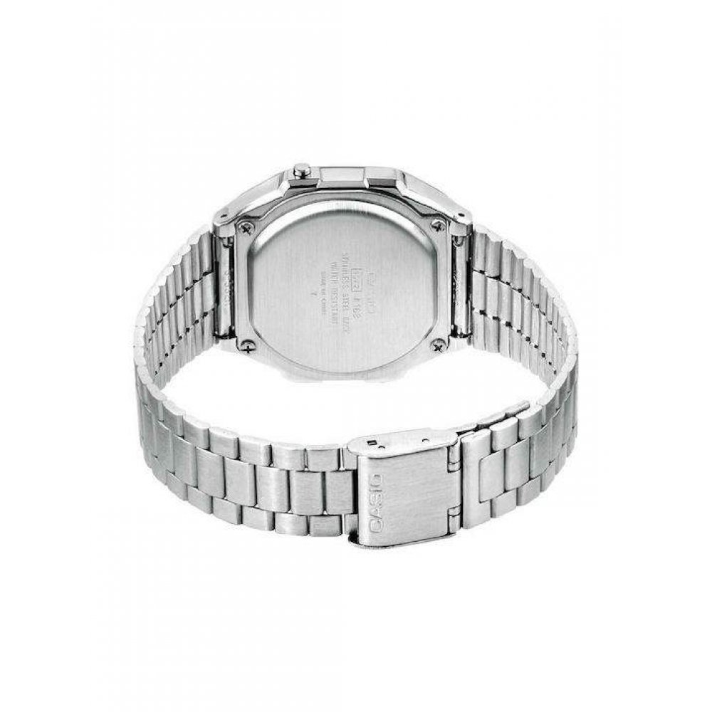Unisex Ρολόι CASIO Collection Ασημί A158WEA-1EF