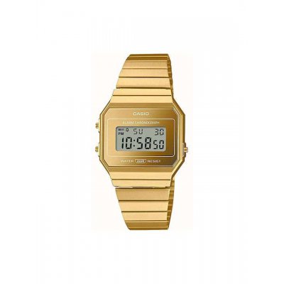Unisex Watch CASIO  Iconic Vintage Collection Gold Stainless Steel Bracelet A-700WEVG-9AEF